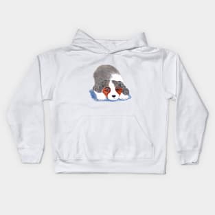 I like cute dogs Kids Hoodie